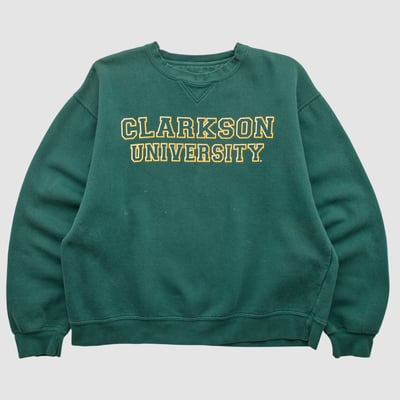 Clarkson Golden Knights Gear For Sports 2000s Pullover Sweatshirt - Green - M by Fanatics Real Vintage