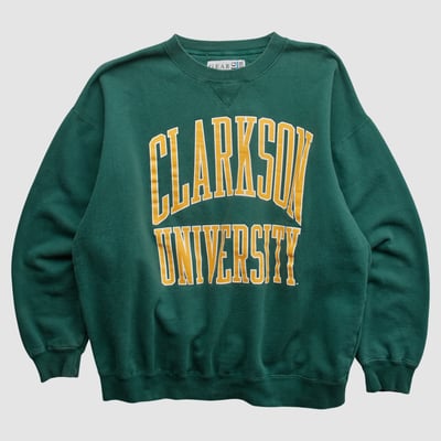 Clarkson Golden Knights Gear For Sports 2000s Pullover Sweatshirt - Green - XL by Fanatics Real Vintage