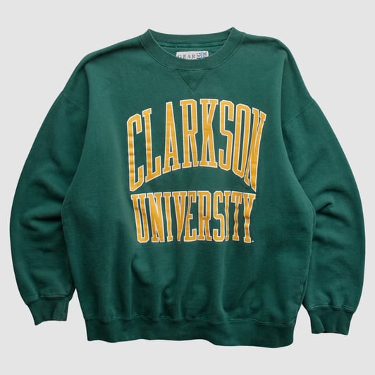 Clarkson Golden Knights Gear For Sports 2000s Pullover Sweatshirt - Green - XL by Fanatics Real Vintage