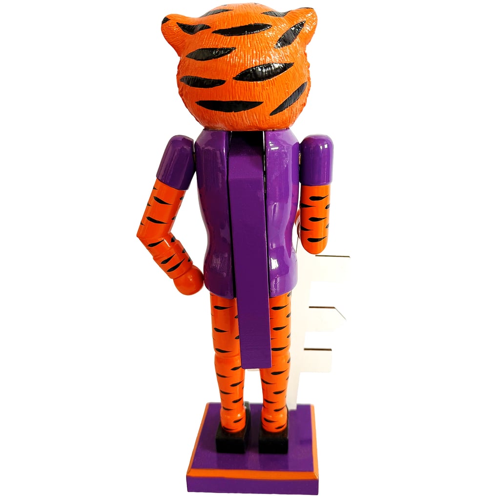 Clemson Tigers 12" Mascot Nutcracker