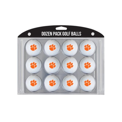 Clemson Tigers 12-Pack Team Golf Ball Set