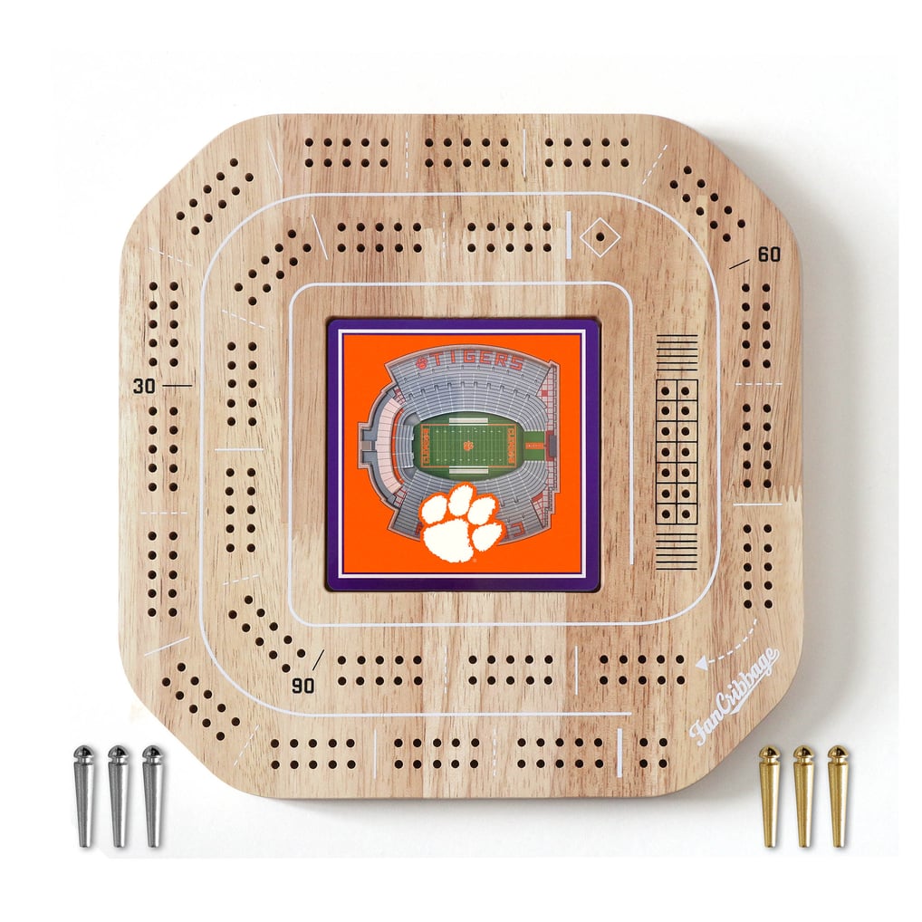 Clemson Tigers StadiumView Cribbage Game