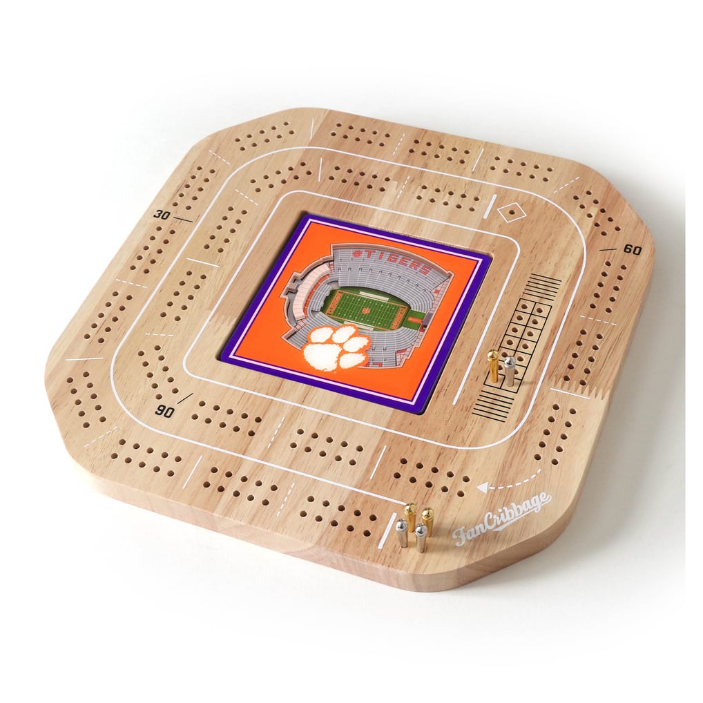 Clemson Tigers StadiumView Cribbage Game