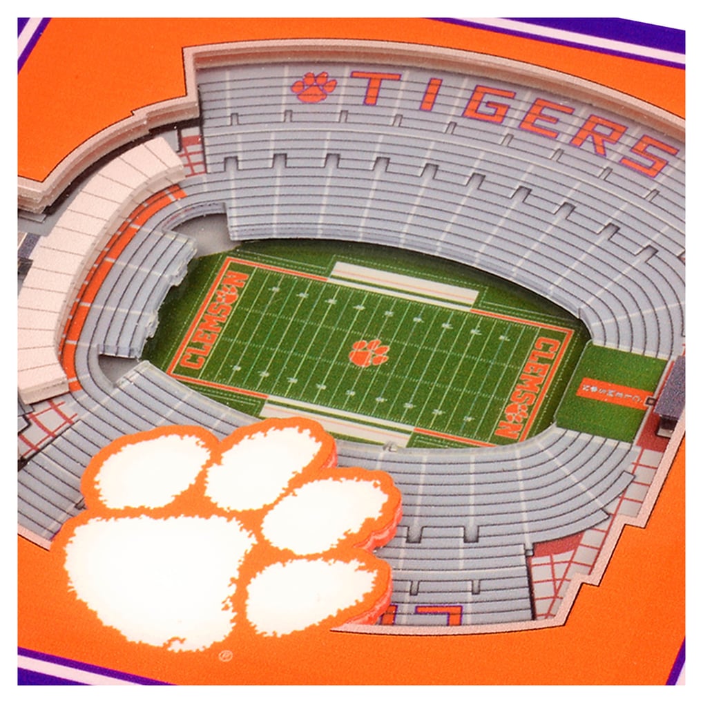 Clemson Tigers StadiumView Cribbage Game