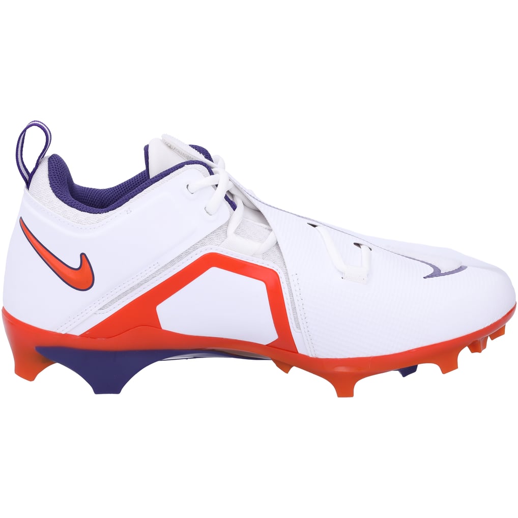 Clemson Tigers Fanatics Authentic Team-Issued White Alpha Pro 3 Low Nike Cleats from the Football Program