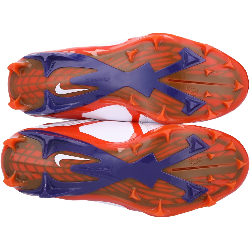 Clemson Tigers Fanatics Authentic Team-Issued White Alpha Pro 3 Low Nike Cleats from the Football Program