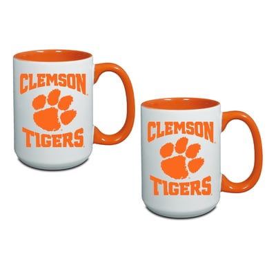 Clemson Tigers Two-Piece 15oz. Combo Mug Set