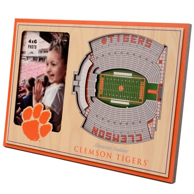 Clemson Tigers Fanpoint 3D StadiumView Picture Frame