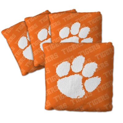 Clemson Tigers Fanpoint Four-Piece Cornhole Bag Set