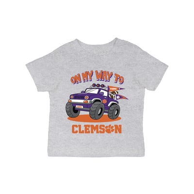 Clemson Tigers Vive La Fete Infant On My Way T-Shirt - Gray