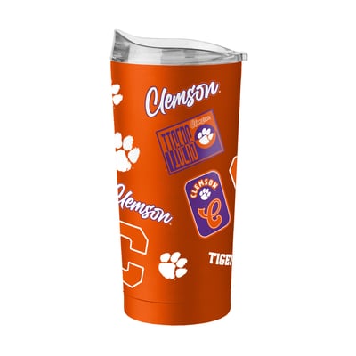  Clemson Tigers Logo Brands 20oz. Dreamweave Powder Coat Tumbler