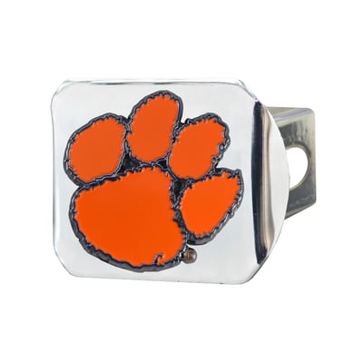 Clemson Tigers Logo Brands Chrome Hitch Cover