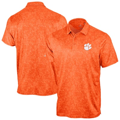 Clemson Tigers Antigua Lush Polo - Orange
