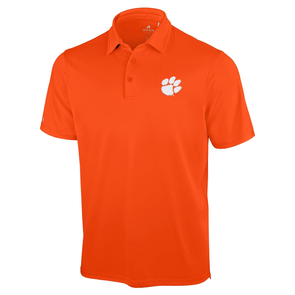 Clemson Tigers Antigua Unshakeable Solid Polo - Orange