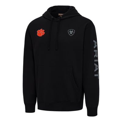  Clemson Tigers Ariat Logo Hoodie - Black
