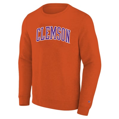 Clemson Tigers Champion Arch Applique Sweatshirt Men's Big and Tall - Orange