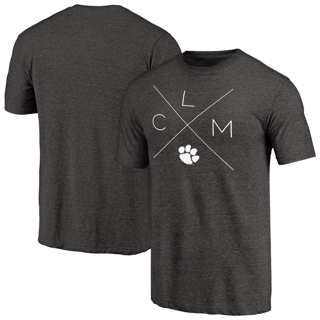 Clemson Tigers Quad Tri-Blend T-Shirt - Black
