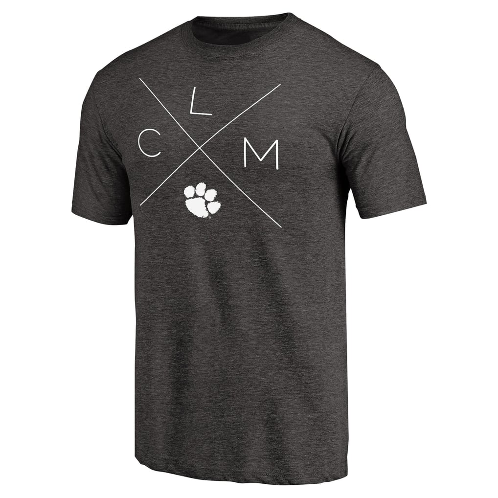 Clemson Tigers Quad Tri-Blend T-Shirt - Black