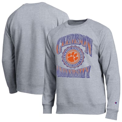 Clemson Tigers Champion All-Star Sweatshirt - Heather Gray