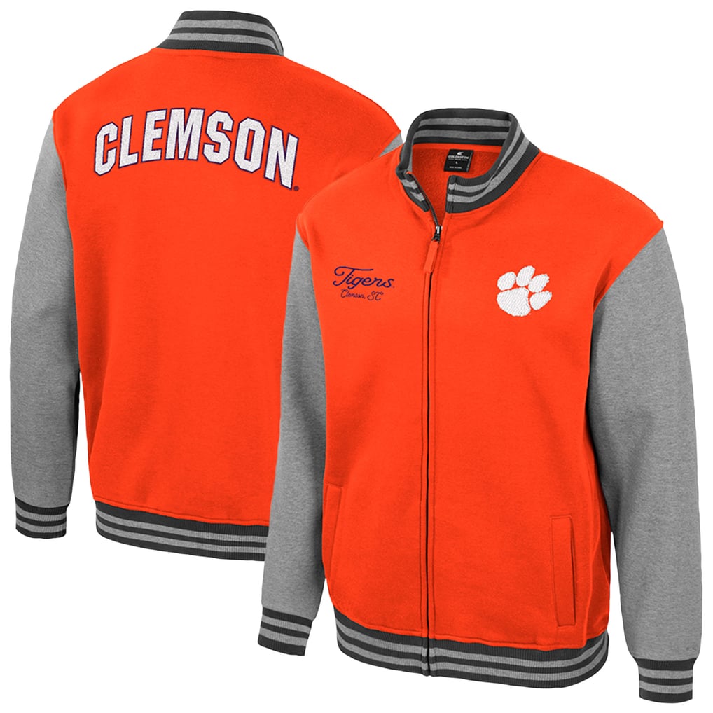 Clemson Tigers Colosseum Ambi-Turner Full-Zip Varsity Jacket - Orange