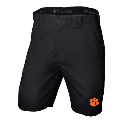 Clemson Tigers Columbia Omni-Wick Lie Angle Shorts - Black
