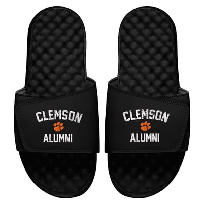 Clemson Tigers ISlide College Alumni Slide Sandals - Black