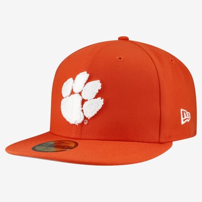 Clemson Tigers New Era Core 59FIFTY Fitted Hat - Orange