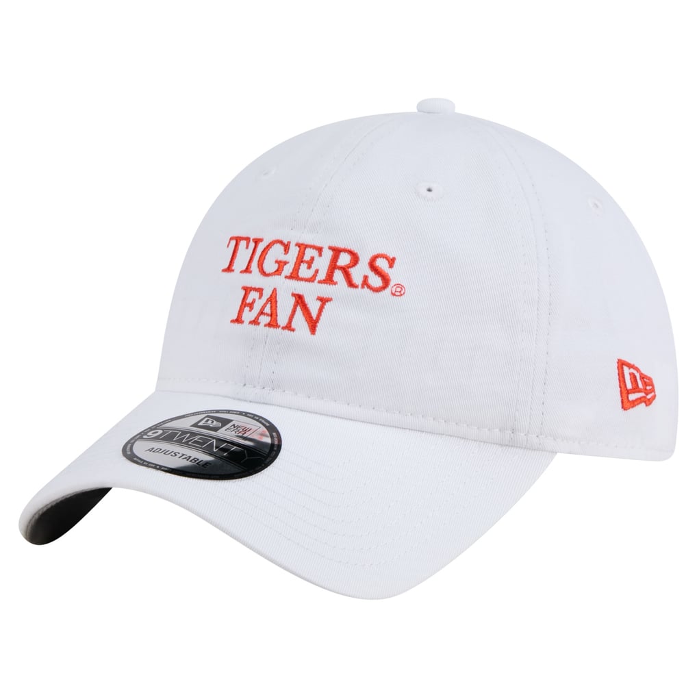 Clemson Tigers New Era Fan 9TWENTY Adjustable Hat - White