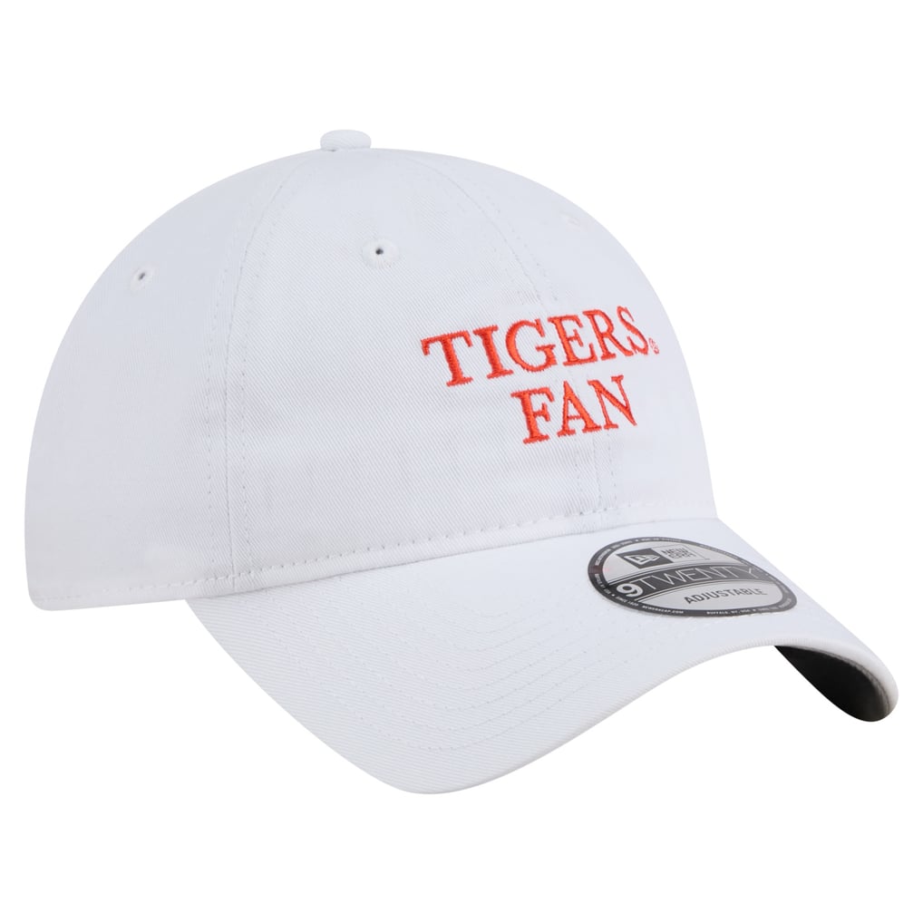 Clemson Tigers New Era Fan 9TWENTY Adjustable Hat - White