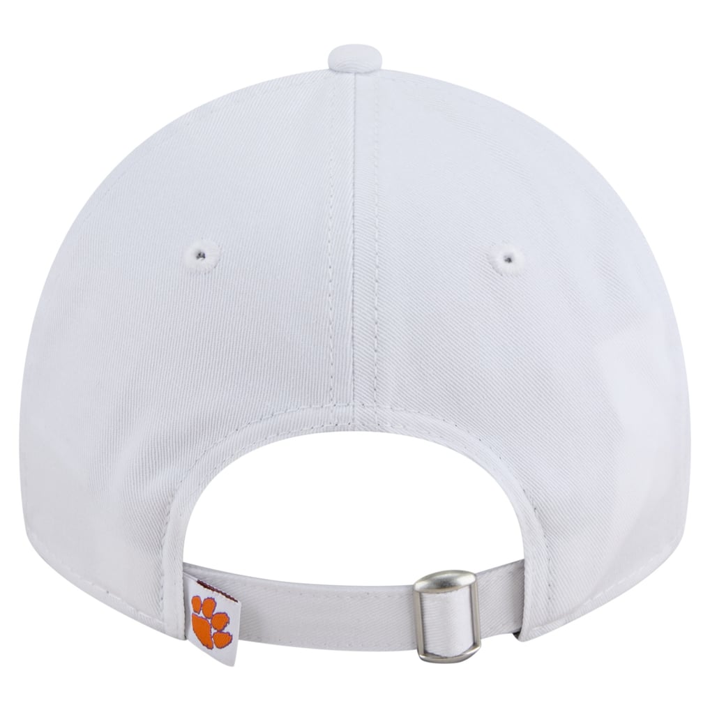Clemson Tigers New Era Fan 9TWENTY Adjustable Hat - White