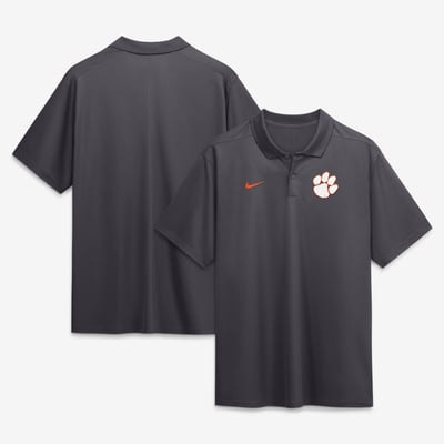  Clemson Tigers Nike Color Pop Victory Dri-FIT Polo - Anthracite