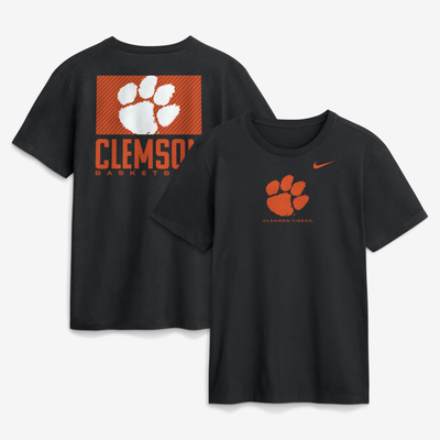  Clemson Tigers Nike Courtside Dri-FIT T-Shirt - Black
