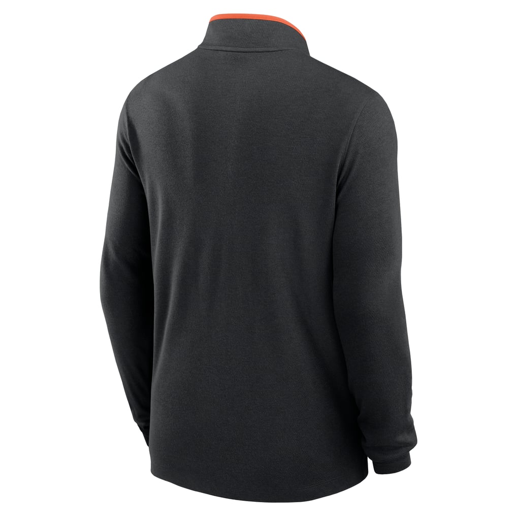  Clemson Tigers Nike Courtside Victory Dri-FIT Half-Zip Pullover - Black