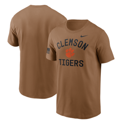 Clemson Tigers Nike 2026 Military Appreciation Sideline Dri-FIT T-Shirt - Brown