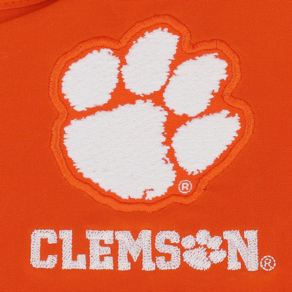 Clemson Tigers Nike Coach Short Sleeve Quarter-Zip Jacket - Orange