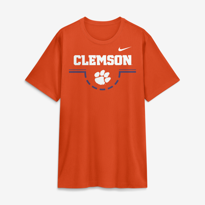  Clemson Tigers Nike Courtside Legend T-Shirt - Orange