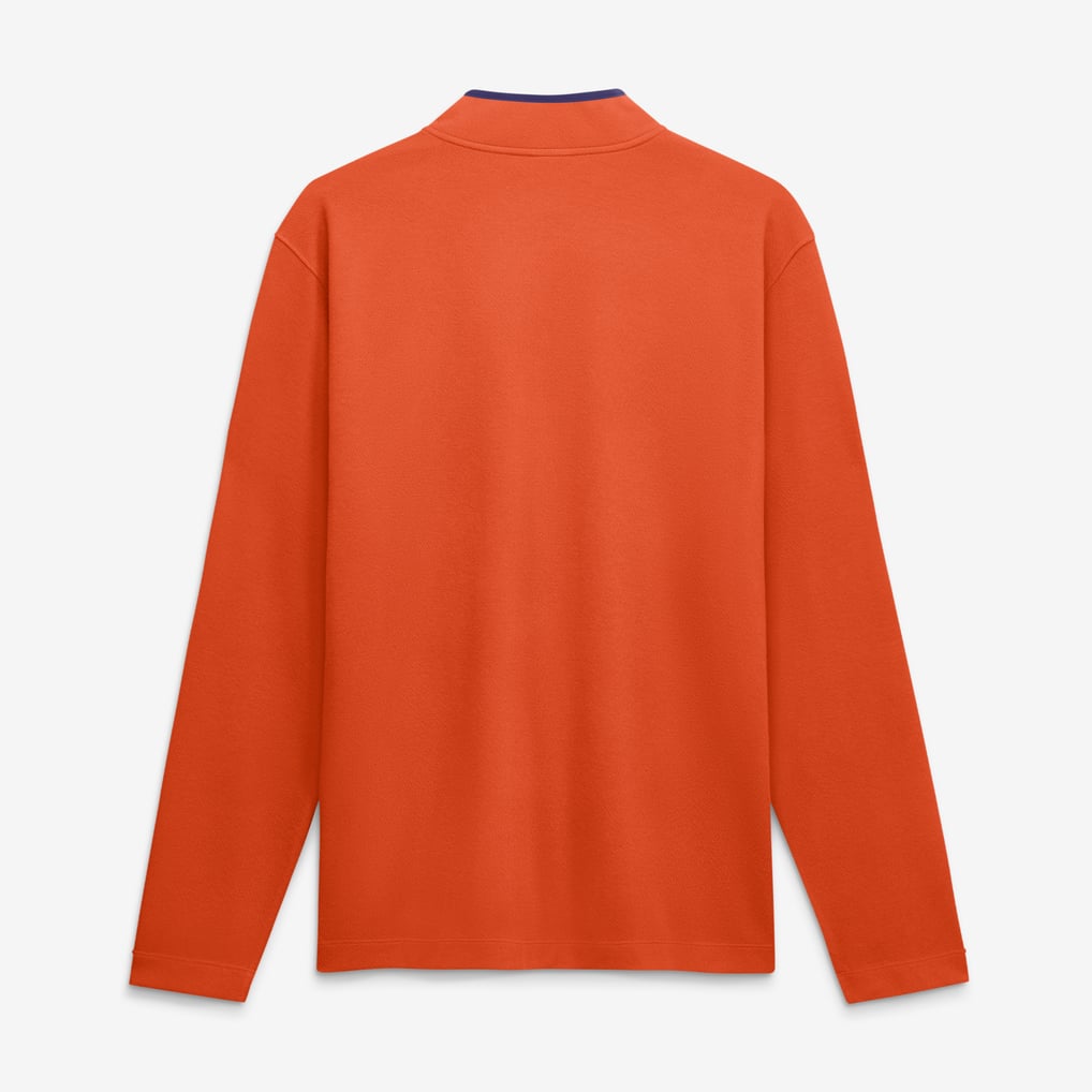  Clemson Tigers Nike Courtside Victory Dri-FIT Half-Zip Pullover - Orange
