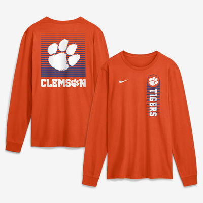  Clemson Tigers Nike Primetime Long Sleeve T-Shirt - Orange