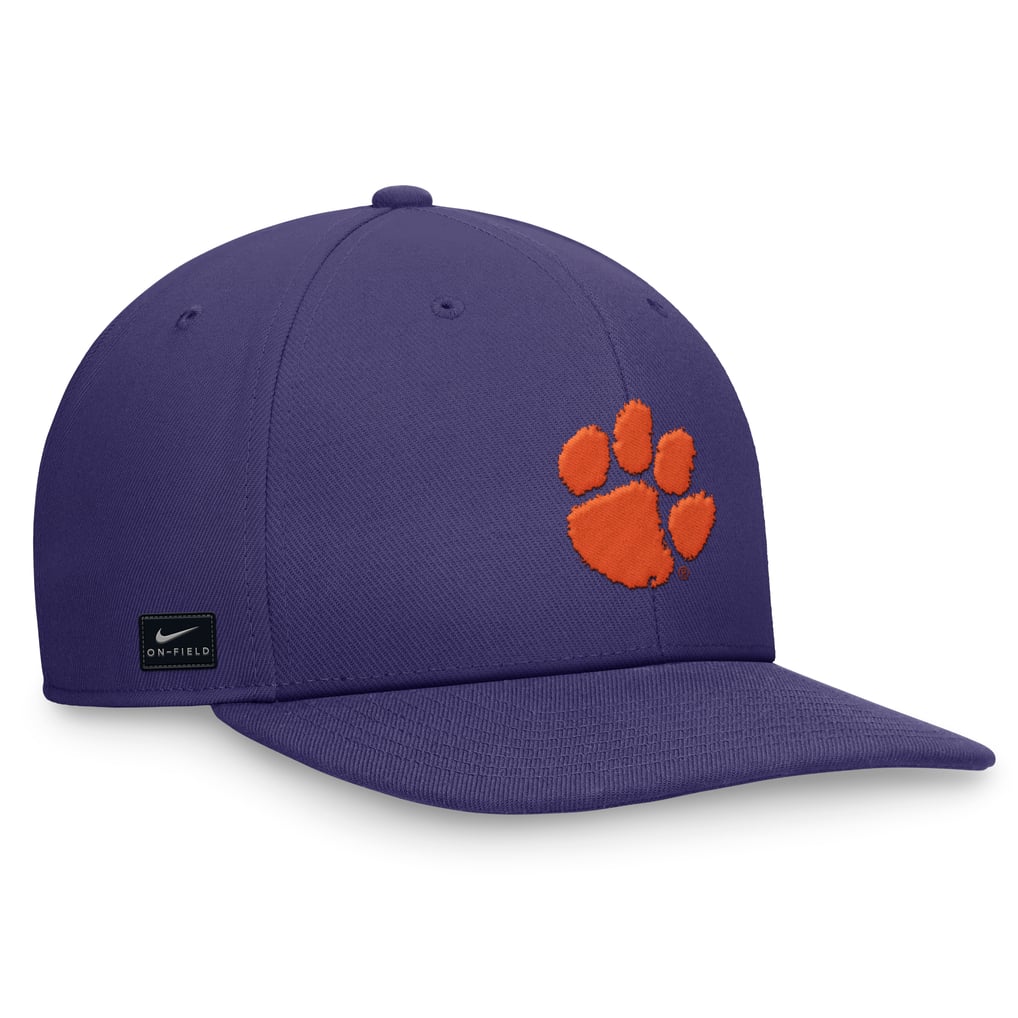 Clemson Tigers Nike On-Field Pro Bill Snapback Hat - Purple