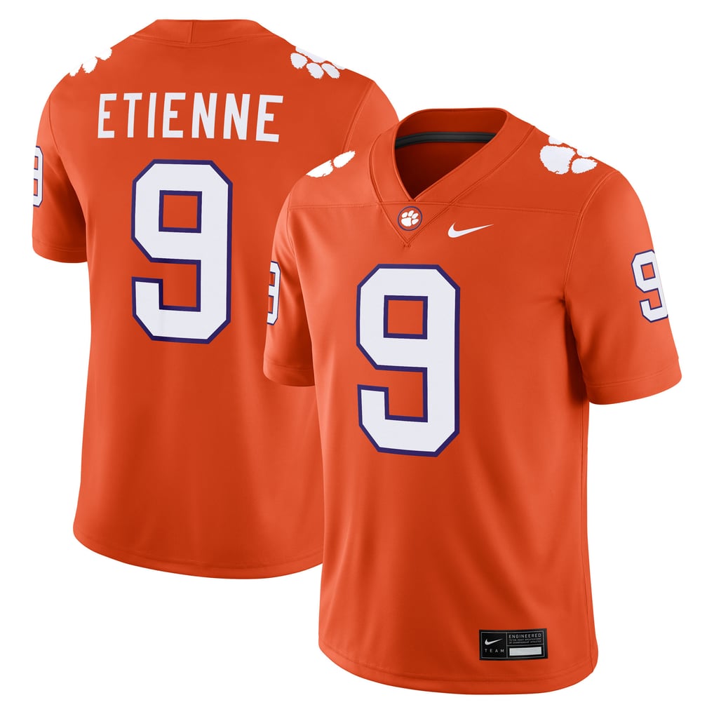 Travis Etienne Clemson Tigers Nike Player Game Jersey - Orange