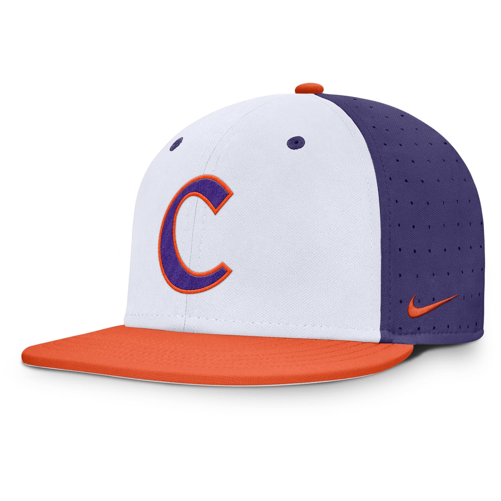 Clemson Tigers Nike Dugout True Dri-FIT Fitted Hat - White