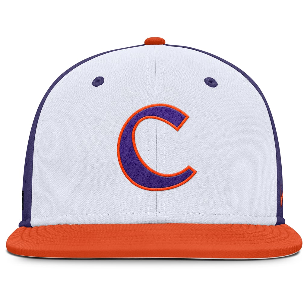 Clemson Tigers Nike Dugout True Dri-FIT Fitted Hat - White