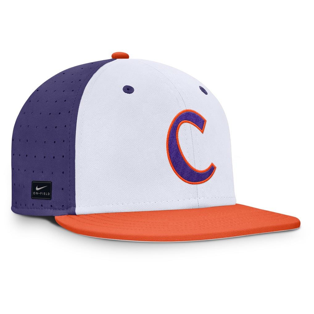 Clemson Tigers Nike Dugout True Dri-FIT Fitted Hat - White