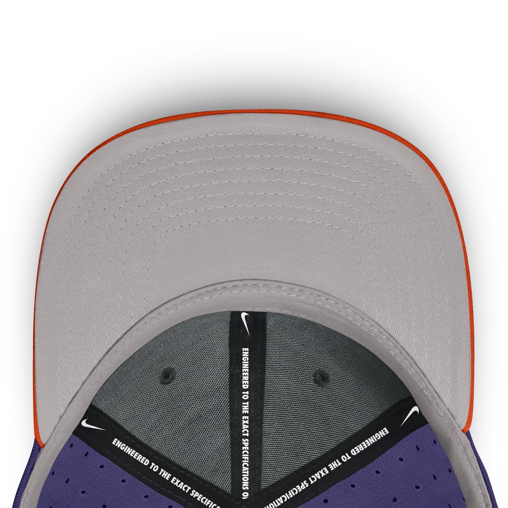 Clemson Tigers Nike Dugout True Dri-FIT Fitted Hat - White