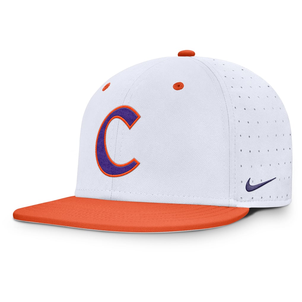 Clemson Tigers Nike Dugout True Dri-FIT Fitted Hat - White