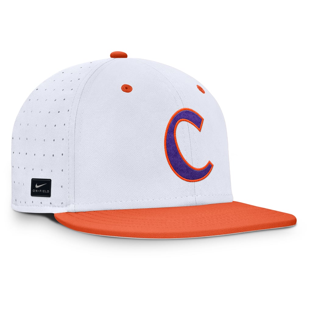 Clemson Tigers Nike Dugout True Dri-FIT Fitted Hat - White