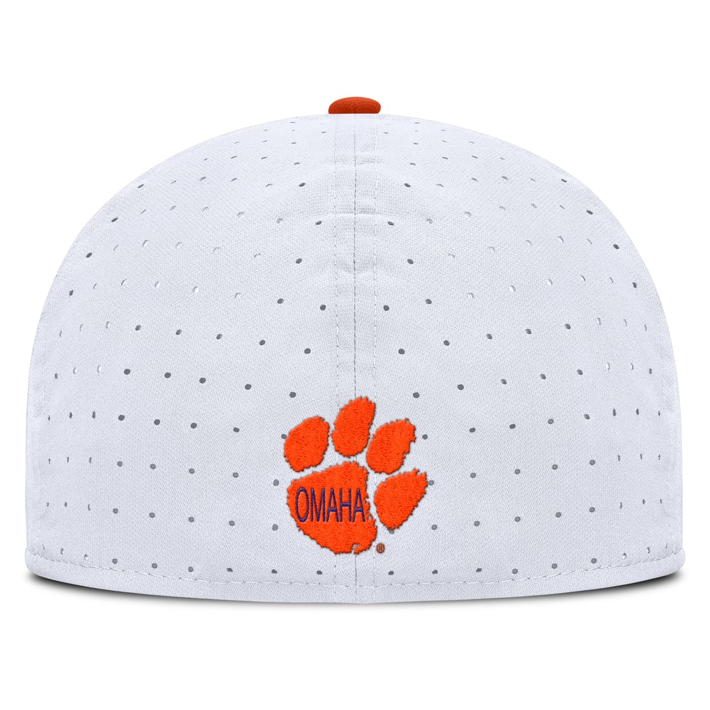 Clemson Tigers Nike Dugout True Dri-FIT Fitted Hat - White