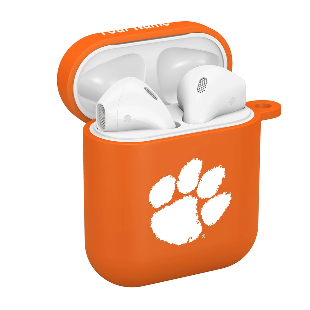 Clemson Tigers Personalized AirPods Case Cover - Orange