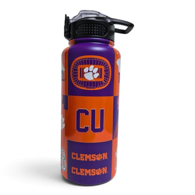 Clemson Tigers Pegasus 32oz Stainless Steel ProPress Water Bottle