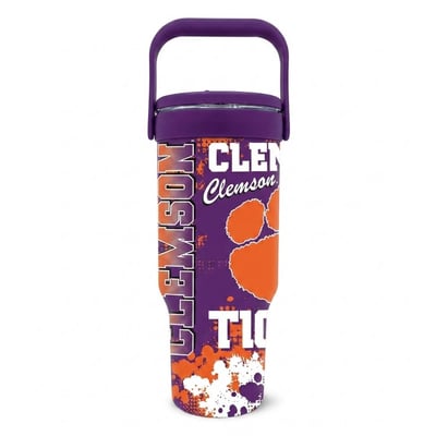 Clemson Tigers Pegasus 40oz. Conference Commotion Stainless Steel ProCarry Tumbler